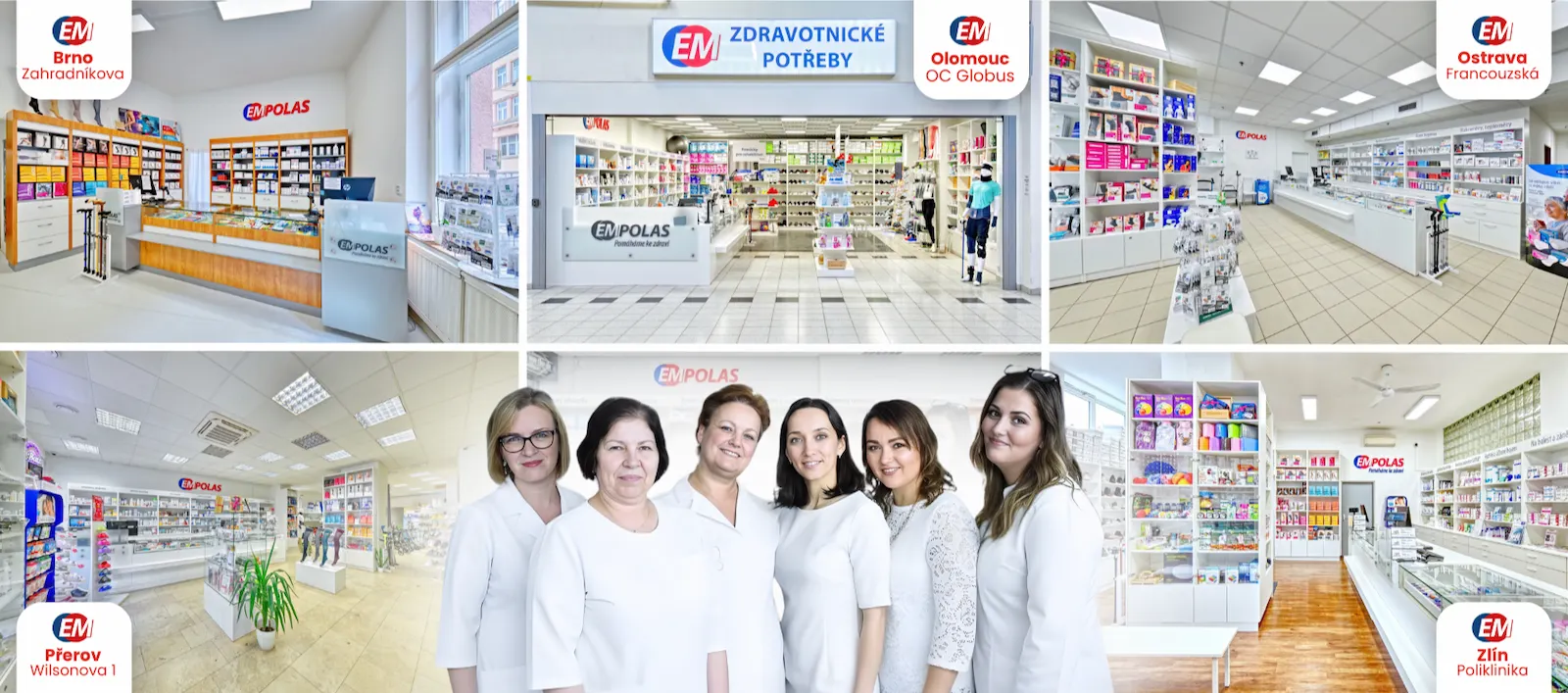 Prodejny zdravotnických potřeb EMPOLAS